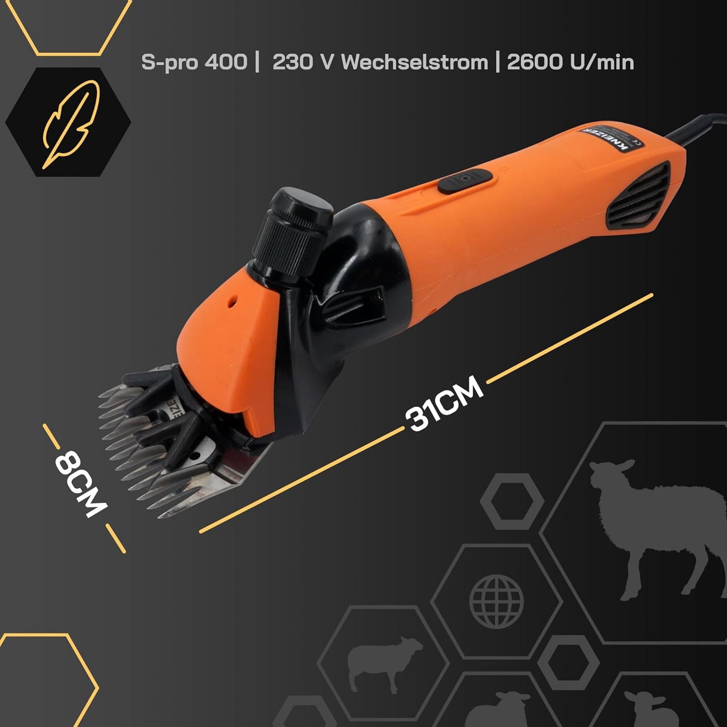 KNEIZER SCHAFE SCHERMASCHINE S-PRO 400