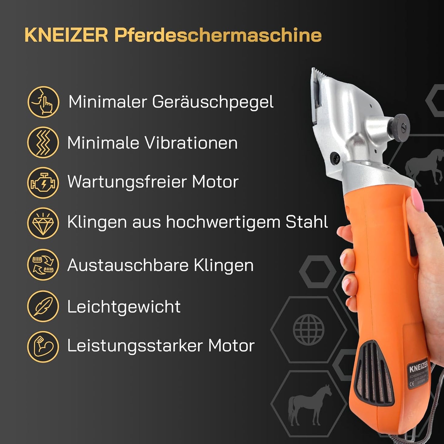 KNEIZER PFERDE SCHERMASCHINE K-PRO400