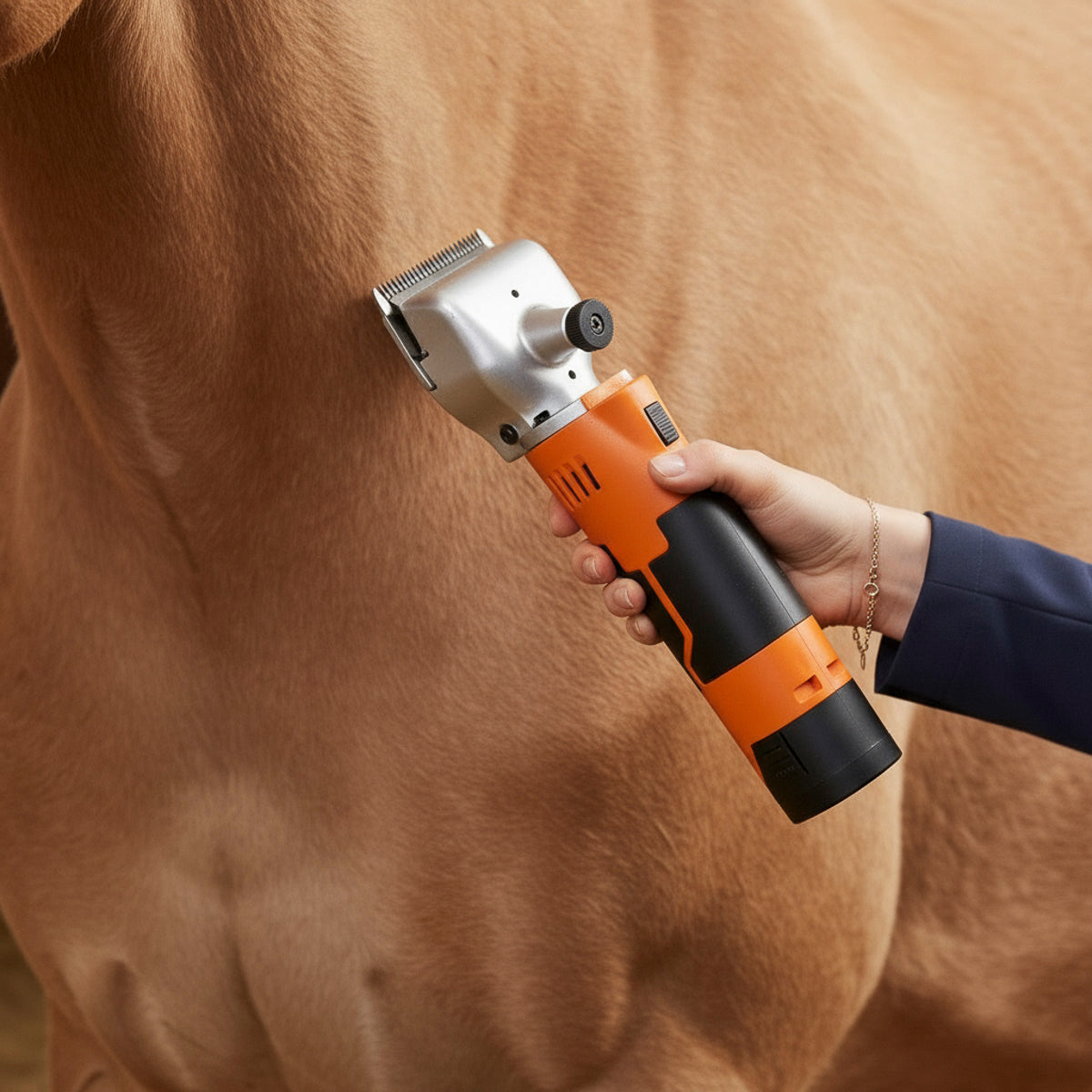 Kneizer CordlessPro Horse Kabellose Schermaschine für Pferde – 2 Akkus und 2 Messersätze